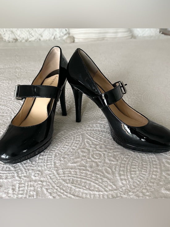 Gianni Bini Shoes - Gianni Bini Vintage Platform Mary Jane Black Patent Heels Pumps 8.5